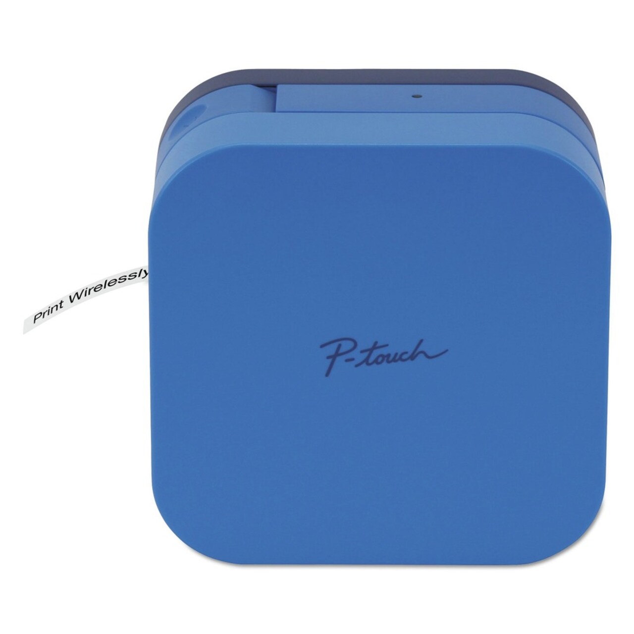 Brother P-Touch PT-P300BTBU P-touch 2.5 in. x 4.6 in. x 4.6 in. 20 mm/s Print Speed Label Maker - CUBE